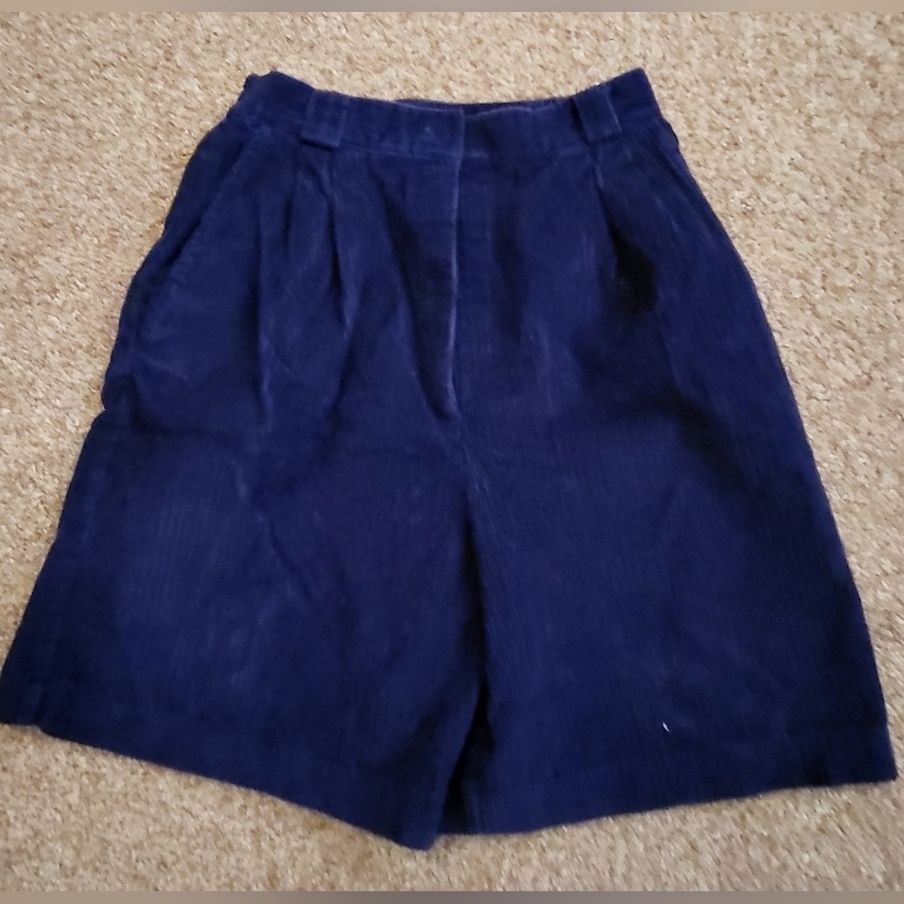 Vintage Counterparts Womens blue corduroy shorts, size 8